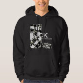 Deel een is caleidoscoop art drie hoodie (Voorkant)
