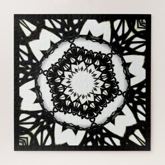 Deel een is caleidoscoop art drie legpuzzel (Horizontaal)