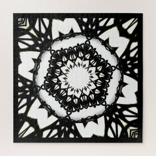 Deel een is caleidoscoop art drie legpuzzel (Verticaal)