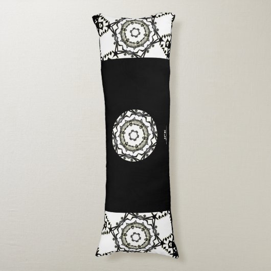 Deel een is caleidoscoop art drie lichaamskussen (Voorkant Verticaal)