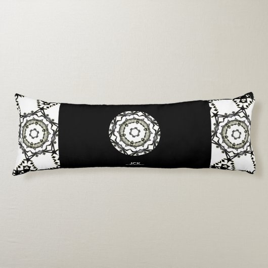 Deel een is caleidoscoop art drie lichaamskussen (Voorkant)