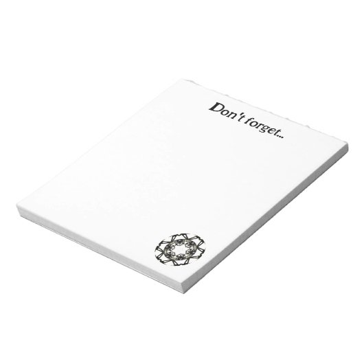 Deel een is caleidoscoop art drie notitieblok (Linkerzijde)