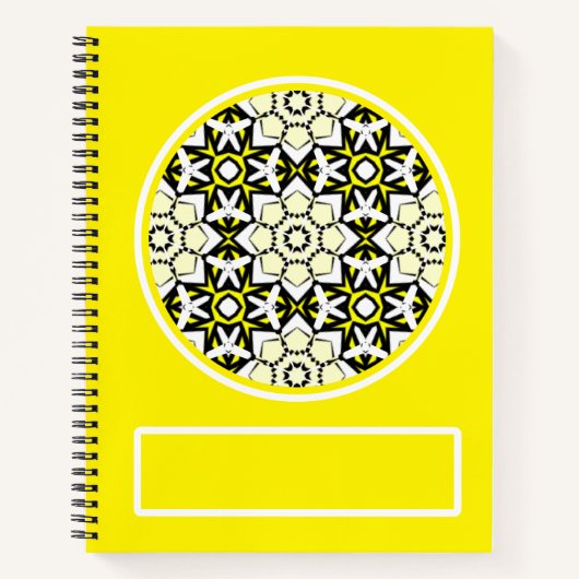 Deel een is caleidoscoop art drie notitieboek (Voorkant)