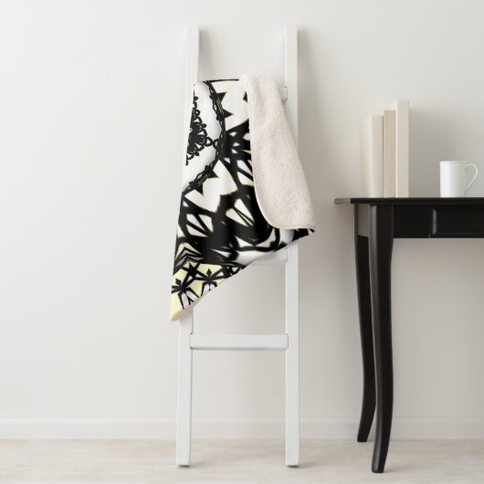 Deel een is caleidoscoop art drie sherpa deken (In situ)