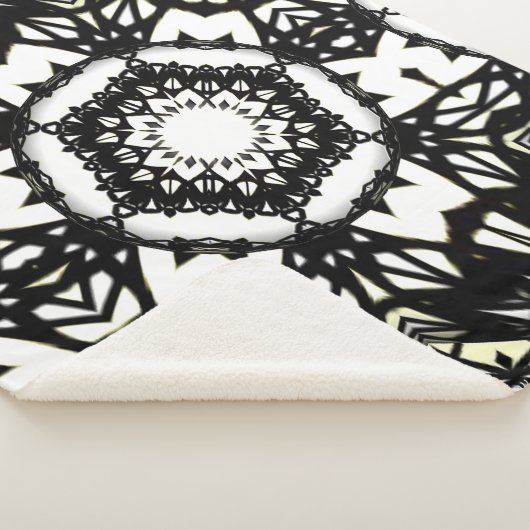 Deel een is caleidoscoop art drie sherpa deken (3/4)