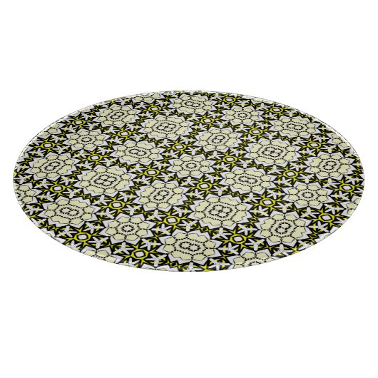 Deel een is caleidoscoop art drie snijplank (Hoek)