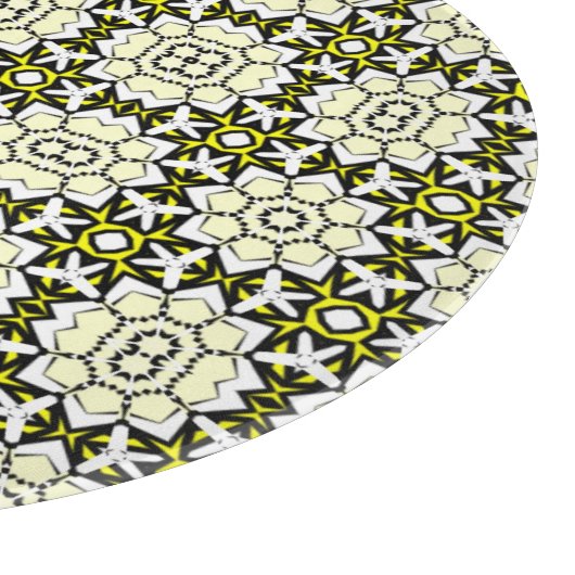 Deel een is caleidoscoop art drie snijplank (Hoek)