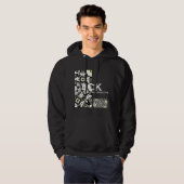 Deel één is caleidoscoop art één hoodie (Voorkant volledig)