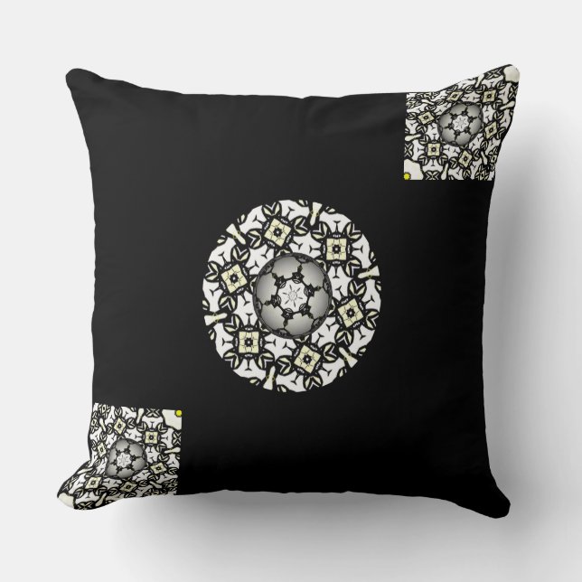 Deel één is caleidoscoop art één kussen (Voorkant)