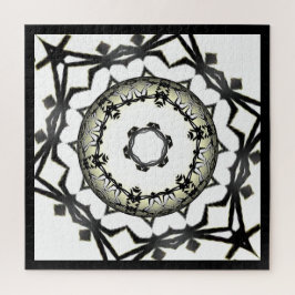 Deel één is caleidoscoop art één legpuzzel