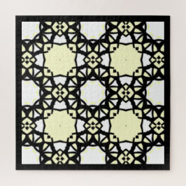 Deel één is caleidoscoop art nine legpuzzel