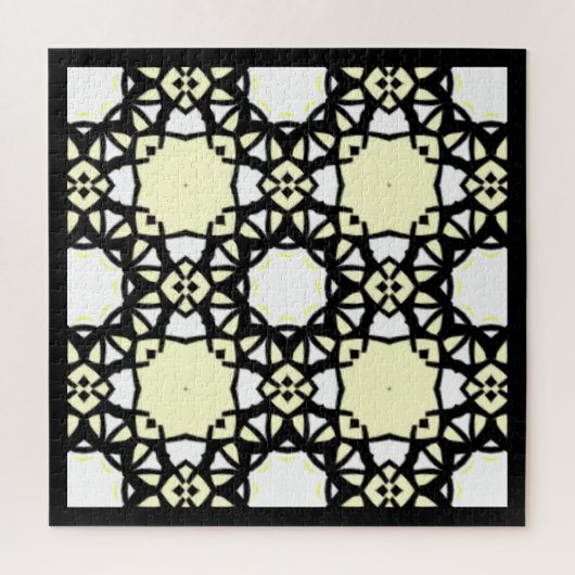Deel één is caleidoscoop art nine legpuzzel (Verticaal)