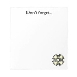 Deel één is caleidoscoop art nine notitieblok