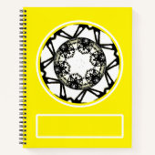 Deel één is caleidoscoop art nine notitieboek (Voorkant)