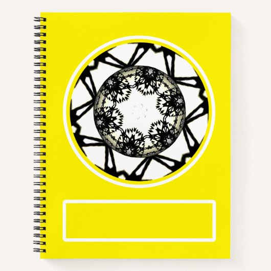 Deel één is caleidoscoop art nine notitieboek (Voorkant)