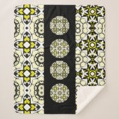 Deel één is caleidoscoop art nine sherpa deken (Voorkant)