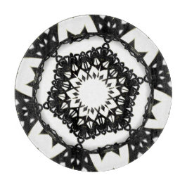 Deel één is caleidoscoop art nine snijplank