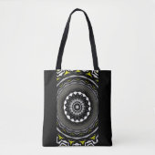 Deel één is caleidoscoop art nine tote bag (Voorkant)