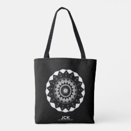 Deel één is caleidoscoop art nine tote bag