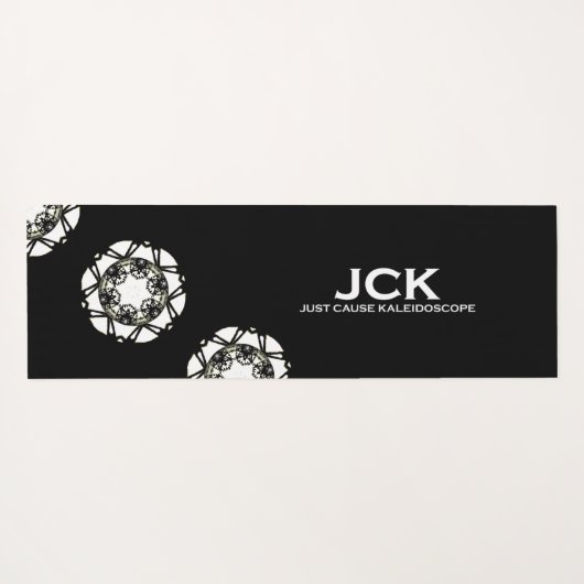 Deel één is caleidoscoop art nine yogamat (Achterkant (horizontaal))