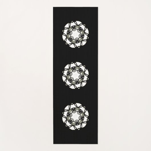 Deel één is caleidoscoop art nine yogamat (Voorkant)