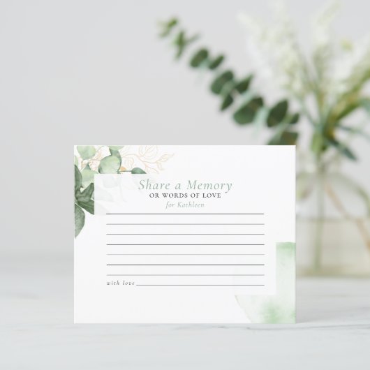 Deel een Kaart van de Begrafenis van het Geheugen  (Staand voorkant)