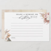 Deel een Kaart van het Geheugen of van de Verjaard (Voorkant / Achterkant)