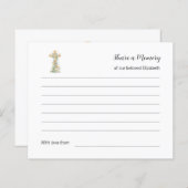 Deel een liefdevol woord begrafenisdienst (Voorkant / Achterkant)