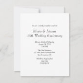 Deel een Melk Shake - Vintage Wedding Uitnodiging (Achterkant)