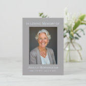 Deel een Memory Card + jouw tekst & foto Bedankkaart (Staand voorkant)