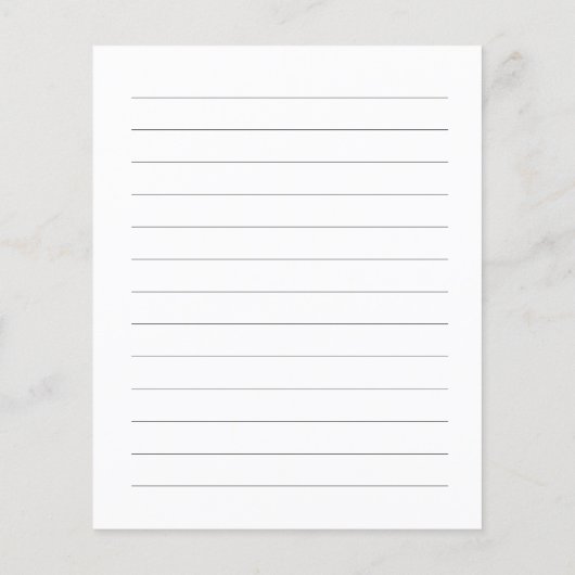 Deel een Memory Funeral Service Attendance Kaart (Achterkant)