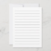 Deel een Memory Kaart Sjabloon Funeral Memorial Ka (Achterkant)