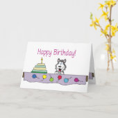 Deel een Schor Verjaardag Kaart (Gele Bloem)