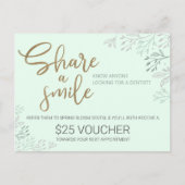 Deel een Smile Dental Reference Program Briefkaart (Voorkant)