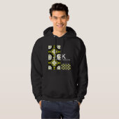 Deel één's caleidoscoop art dertien hoodie (Voorkant volledig)