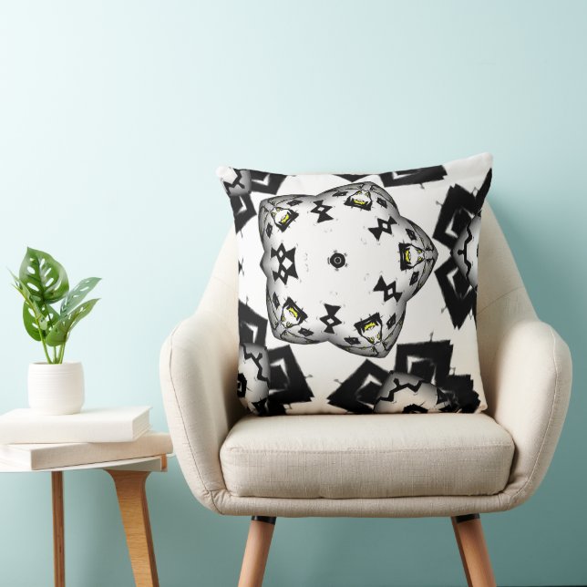 Deel één's caleidoscoop art dertien kussen (Stoel)