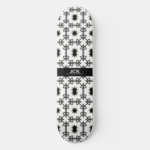 Deel één's caleidoscoop art dertien persoonlijk skateboard