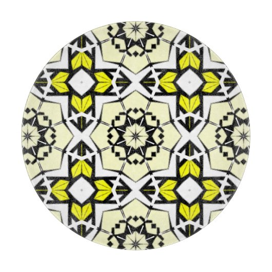 Deel één's caleidoscoop art dertien snijplank (Voorkant)