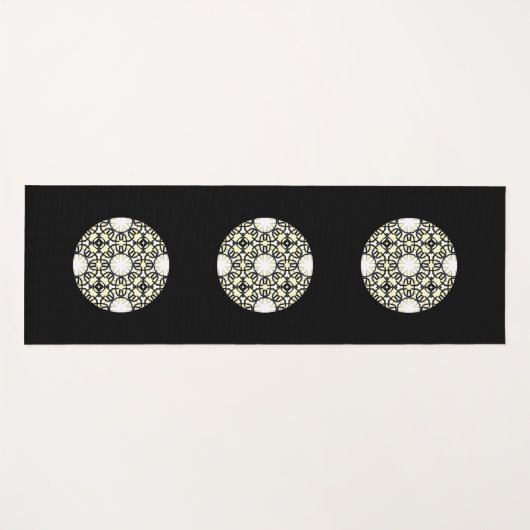 Deel één's caleidoscoop art dertien yogamat (Voorkant (horizontaal))