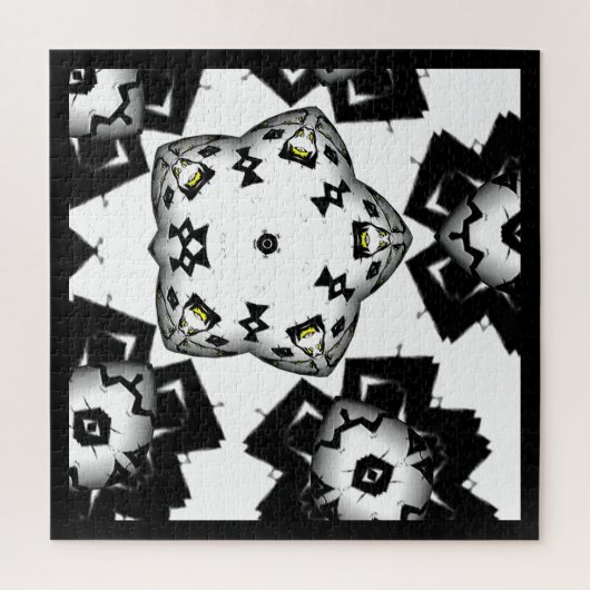 Deel één's caleidoscoop art drieëntwintig legpuzzel (Verticaal)