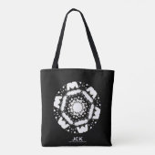 Deel één's caleidoscoop art drieëntwintig tote bag (Achterkant)