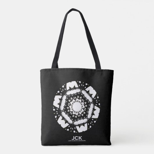 Deel één's caleidoscoop art drieëntwintig tote bag (Achterkant)