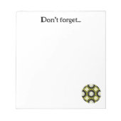 Deel één's caleidoscoop art eenentwintig notitieblok (Voorkant)