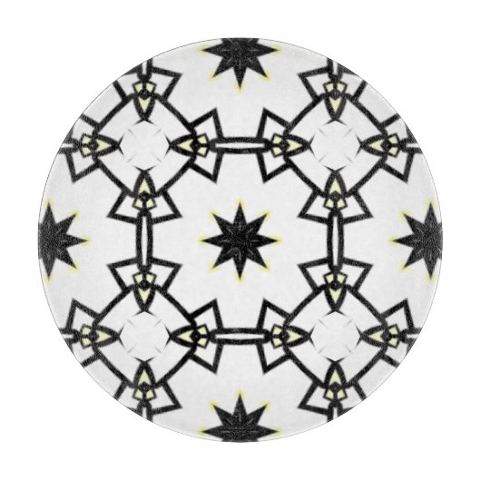 Deel één's caleidoscoop art eenentwintig snijplank (Voorkant)