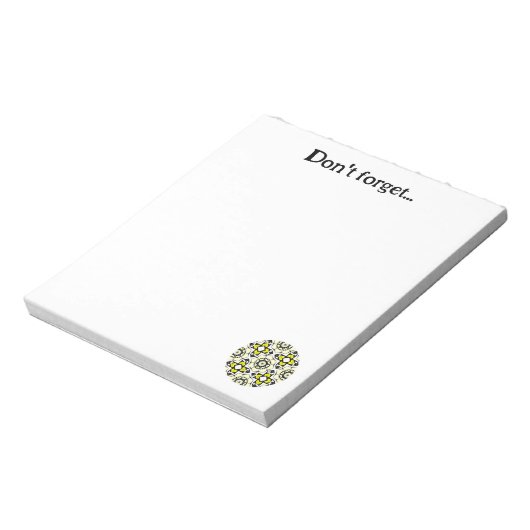 Deel één's caleidoscoop art eight notitieblok (Linkerzijde)