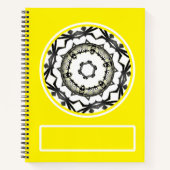 Deel één's caleidoscoop art eight notitieboek (Voorkant)