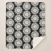 Deel één's caleidoscoop art eight sherpa deken (Voorkant)