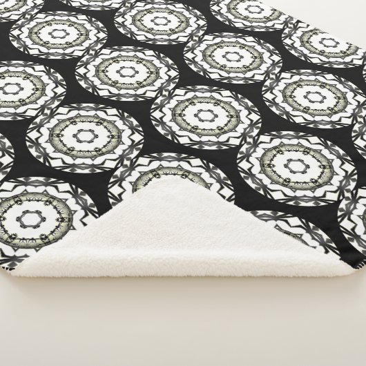 Deel één's caleidoscoop art eight sherpa deken (3/4)