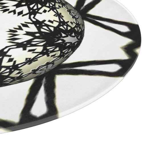 Deel één's caleidoscoop art eight snijplank (Hoek)