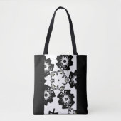 Deel één's caleidoscoop art eight tote bag (Voorkant)